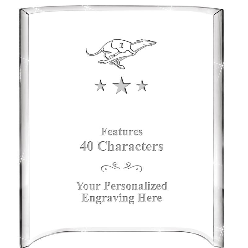 5"X 7" VERTICAL CURVA ACRYLIC