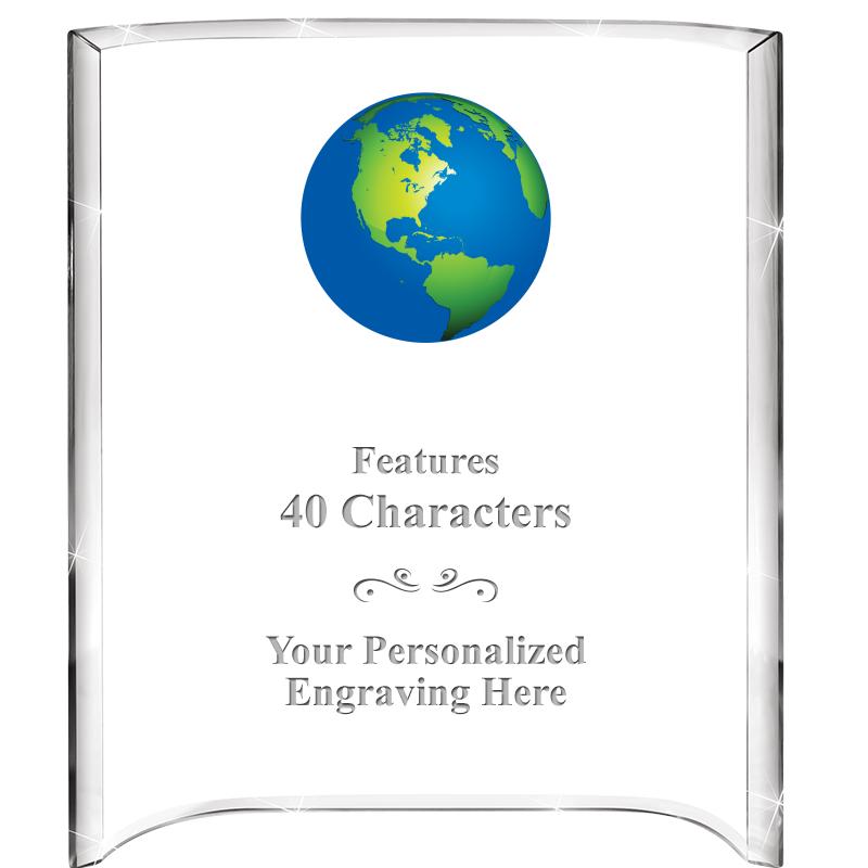 5"X 7" VERTICAL CURVA ACRYLIC