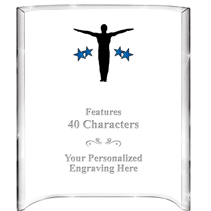 5"X 7" VERTICAL CURVA ACRYLIC