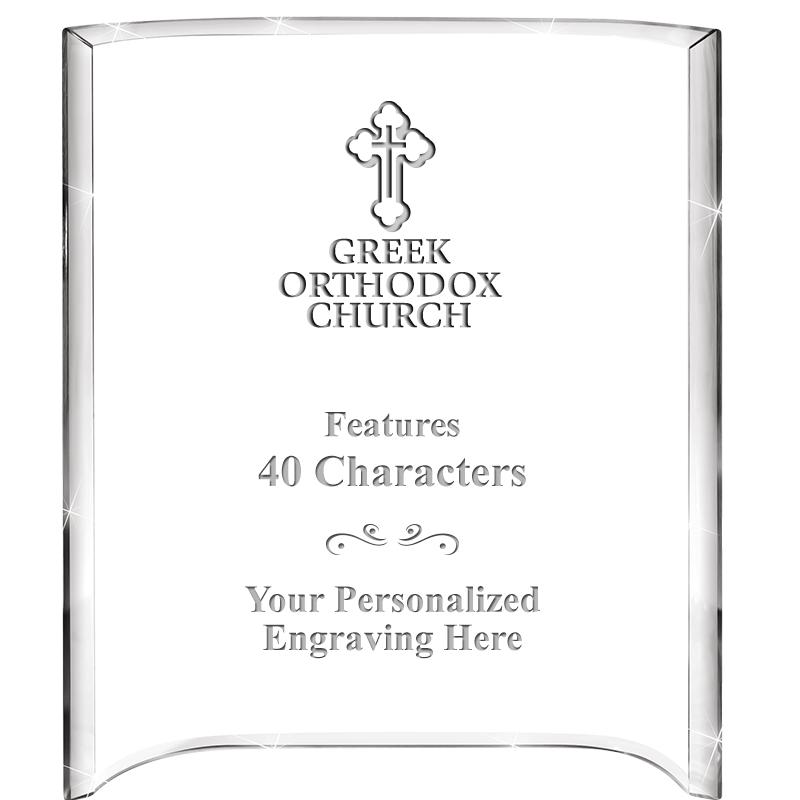 5"X 7" VERTICAL CURVA ACRYLIC