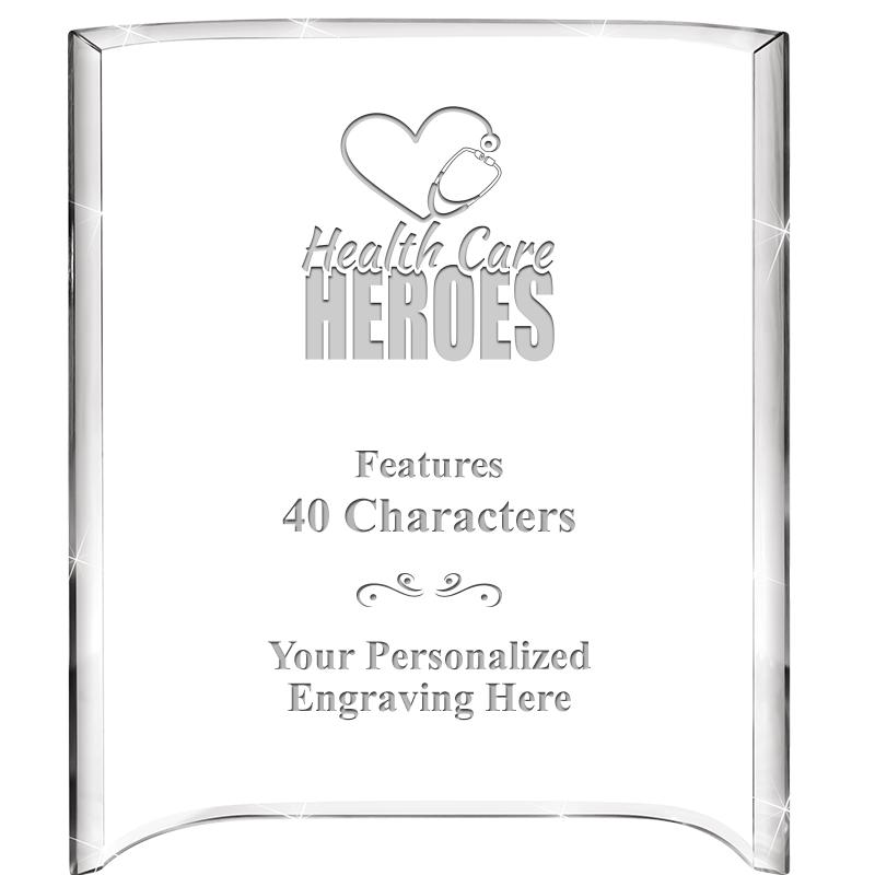 5"X 7" VERTICAL CURVA ACRYLIC