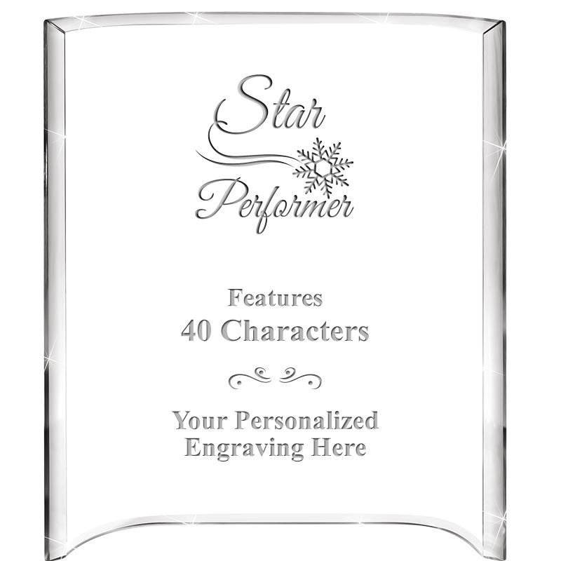 5"X 7" VERTICAL CURVA ACRYLIC