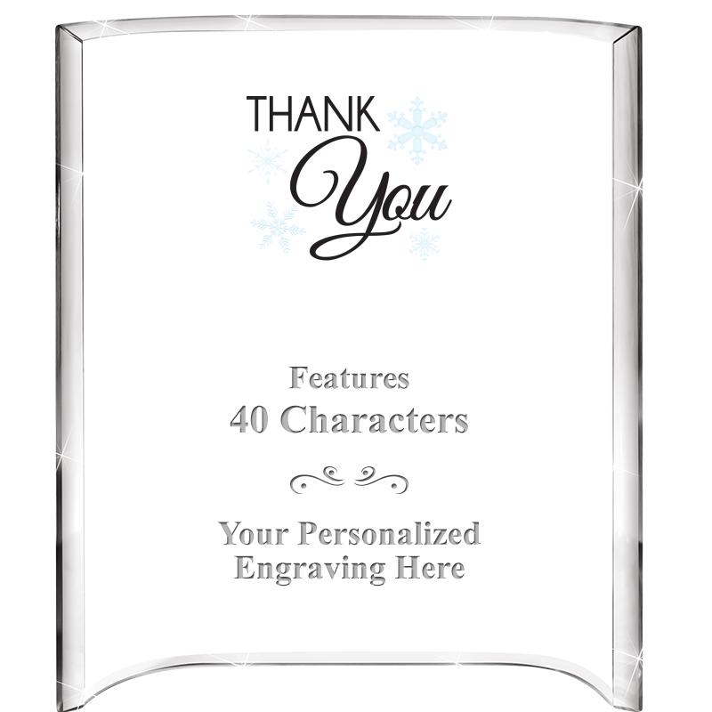 5"X 7" VERTICAL CURVA ACRYLIC