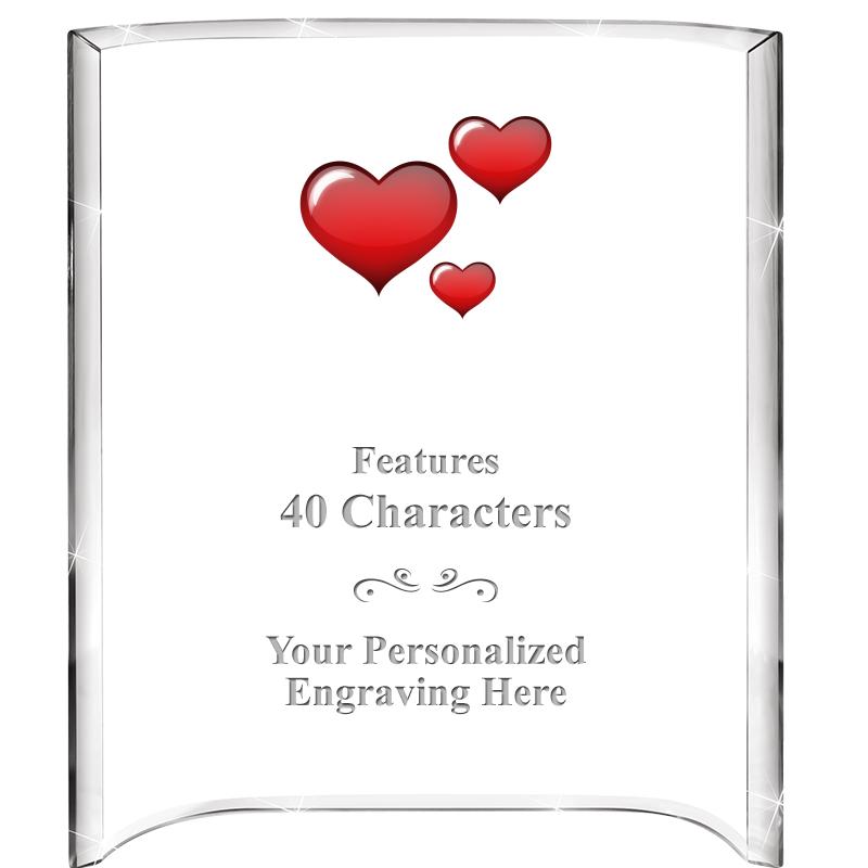 5"X 7" VERTICAL CURVA ACRYLIC