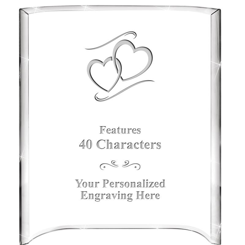 5"X 7" VERTICAL CURVA ACRYLIC