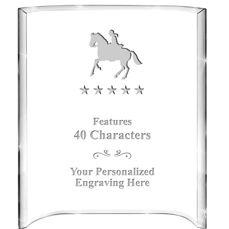 5"X 7" VERTICAL CURVA ACRYLIC