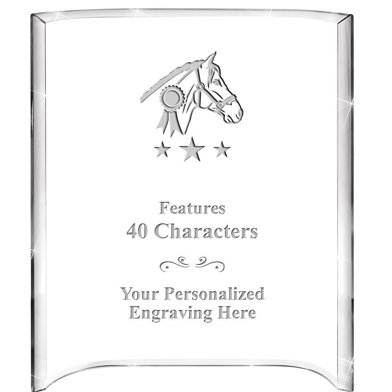 5"X 7" VERTICAL CURVA ACRYLIC