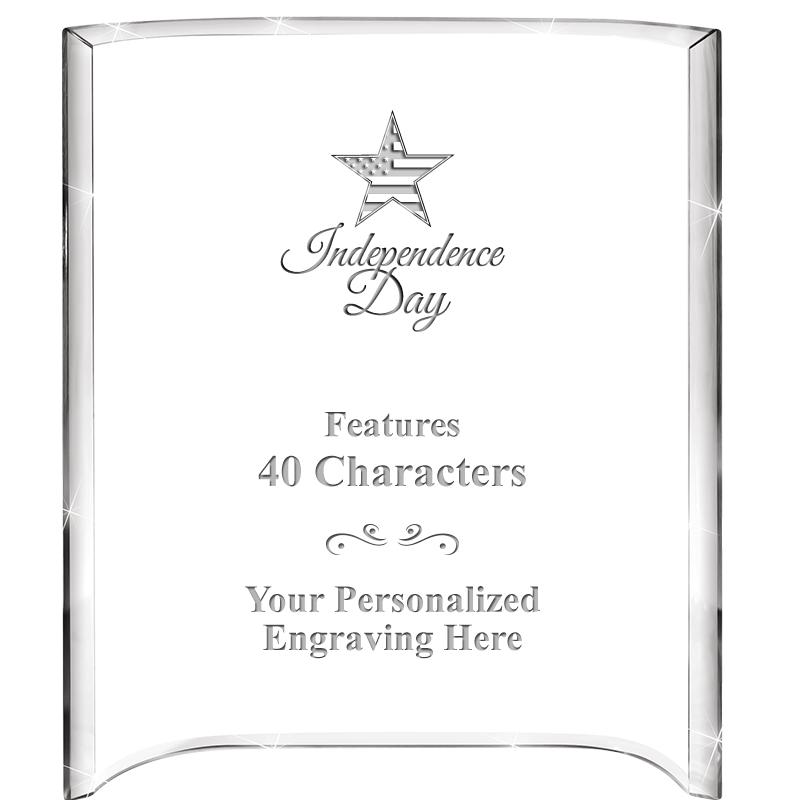 5"X 7" VERTICAL CURVA ACRYLIC