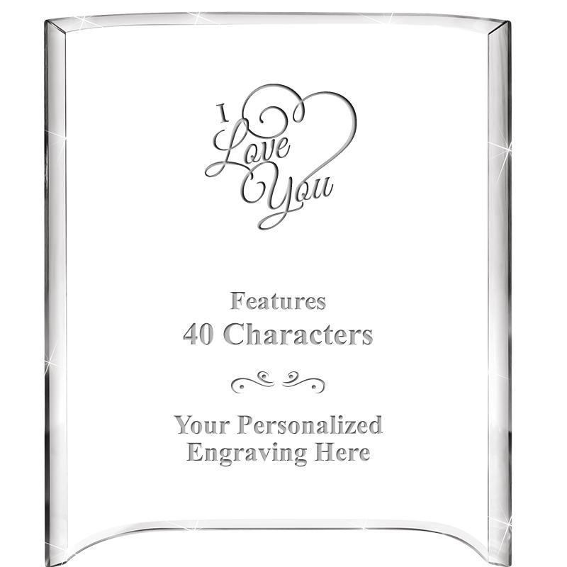 5"X 7" VERTICAL CURVA ACRYLIC