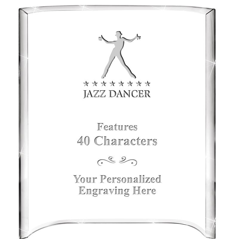 5"X 7" VERTICAL CURVA ACRYLIC