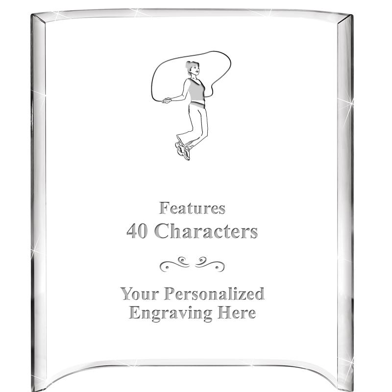 5"X 7" VERTICAL CURVA ACRYLIC