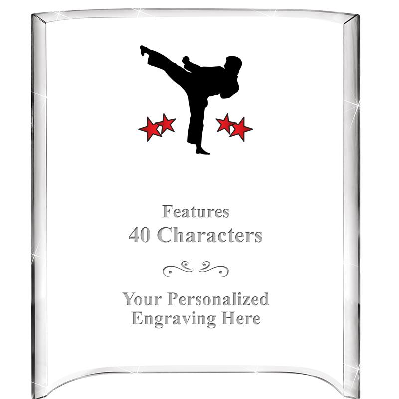 5"X 7" VERTICAL CURVA ACRYLIC