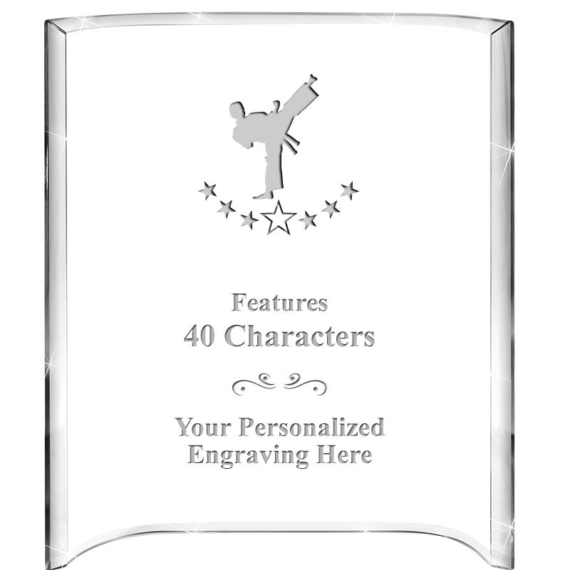 5"X 7" VERTICAL CURVA ACRYLIC