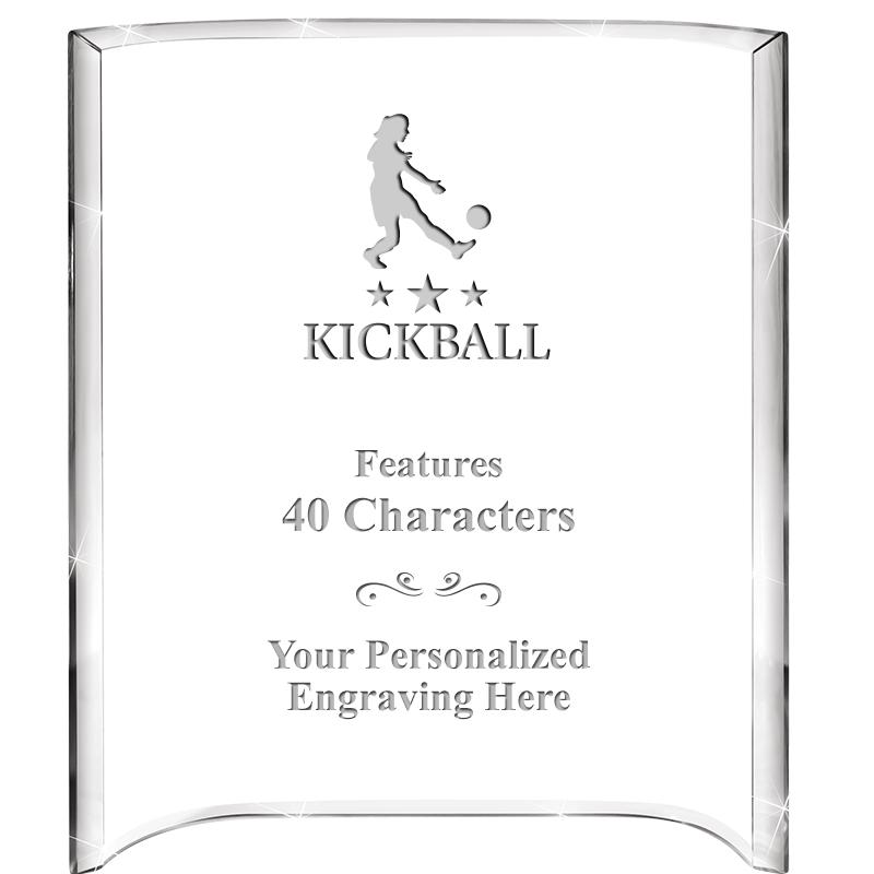 5"X 7" VERTICAL CURVA ACRYLIC