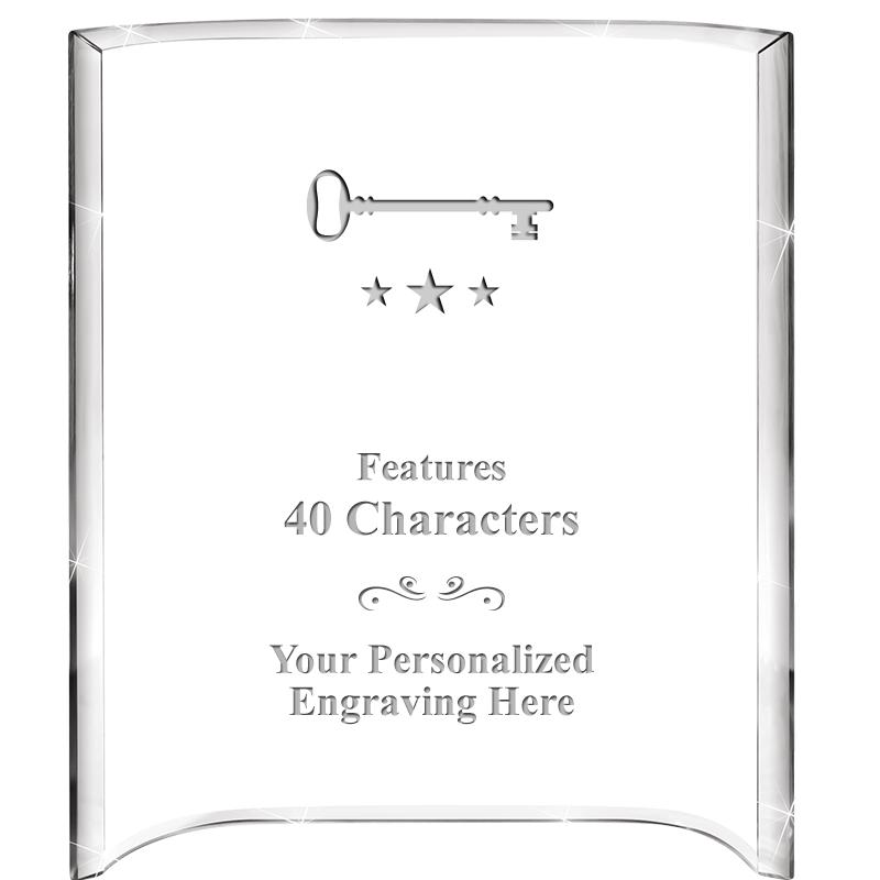 5"X 7" VERTICAL CURVA ACRYLIC