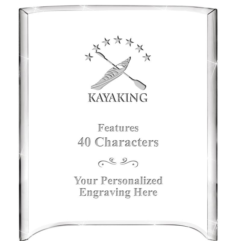 5"X 7" VERTICAL CURVA ACRYLIC