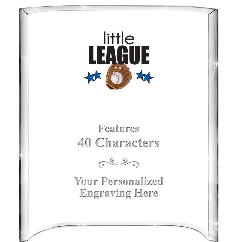 5"X 7" VERTICAL CURVA ACRYLIC