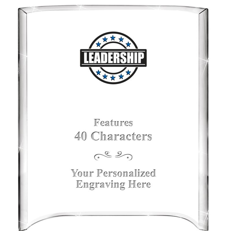 5"X 7" VERTICAL CURVA ACRYLIC