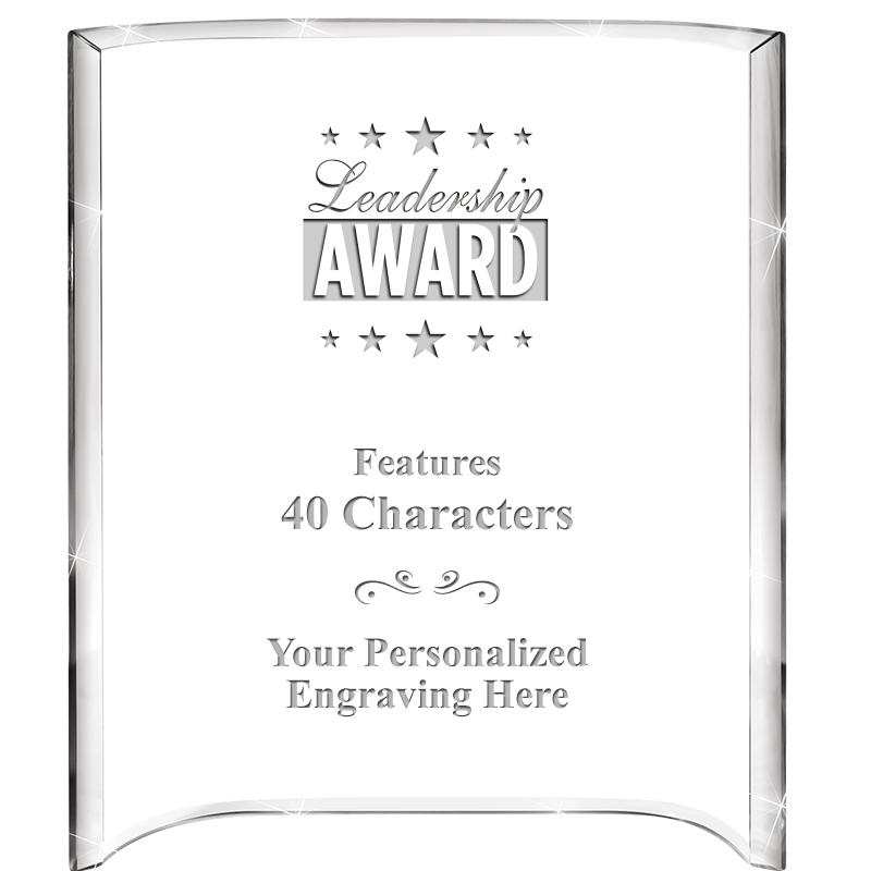 5"X 7" VERTICAL CURVA ACRYLIC