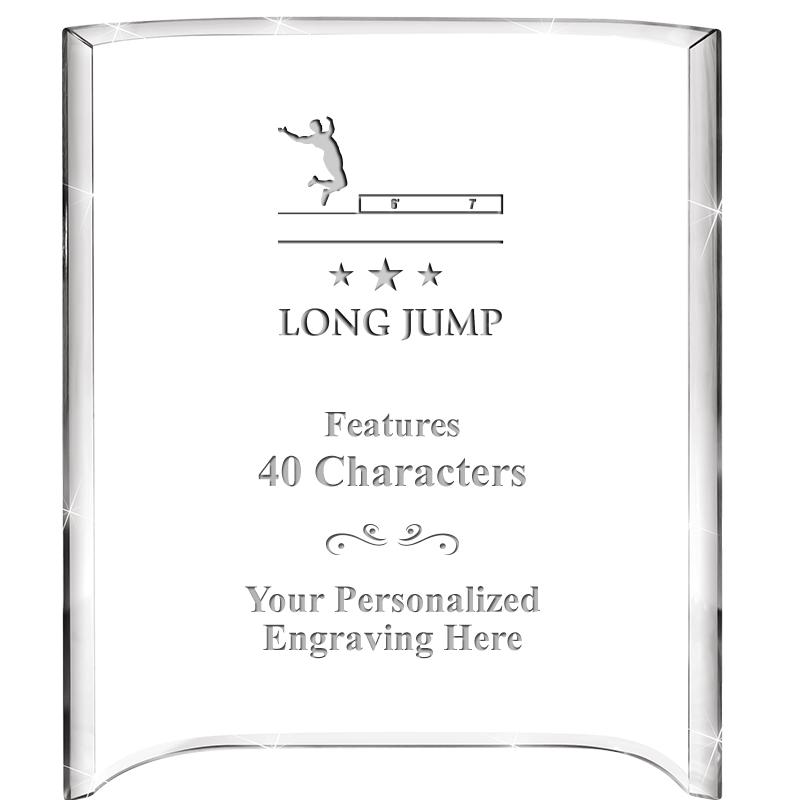 5"X 7" VERTICAL CURVA ACRYLIC