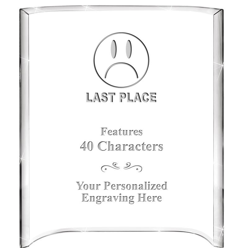 5"X 7" VERTICAL CURVA ACRYLIC