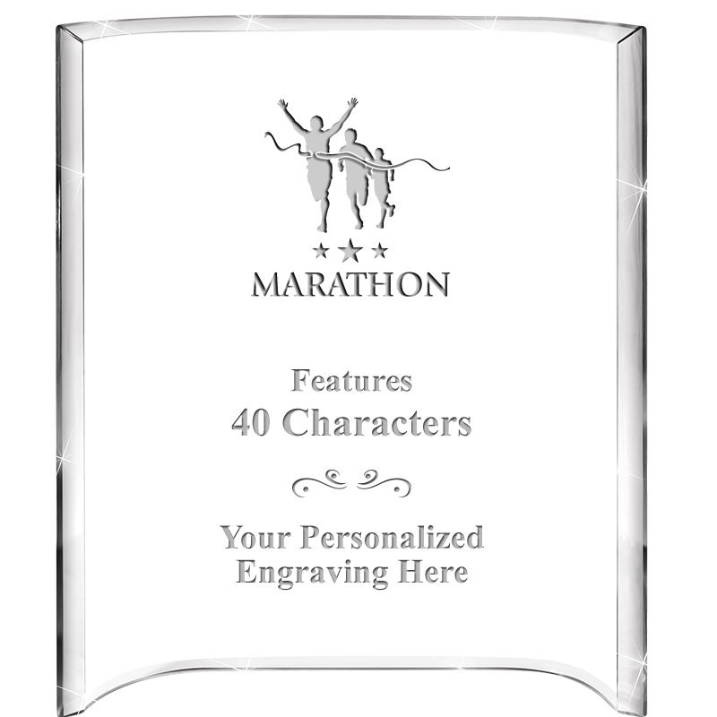 5"X 7" VERTICAL CURVA ACRYLIC