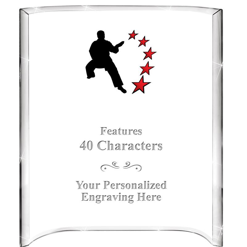 5"X 7" VERTICAL CURVA ACRYLIC