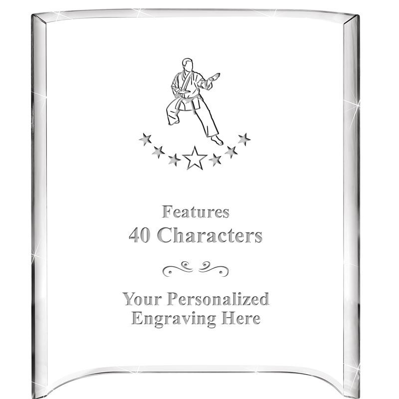 5"X 7" VERTICAL CURVA ACRYLIC