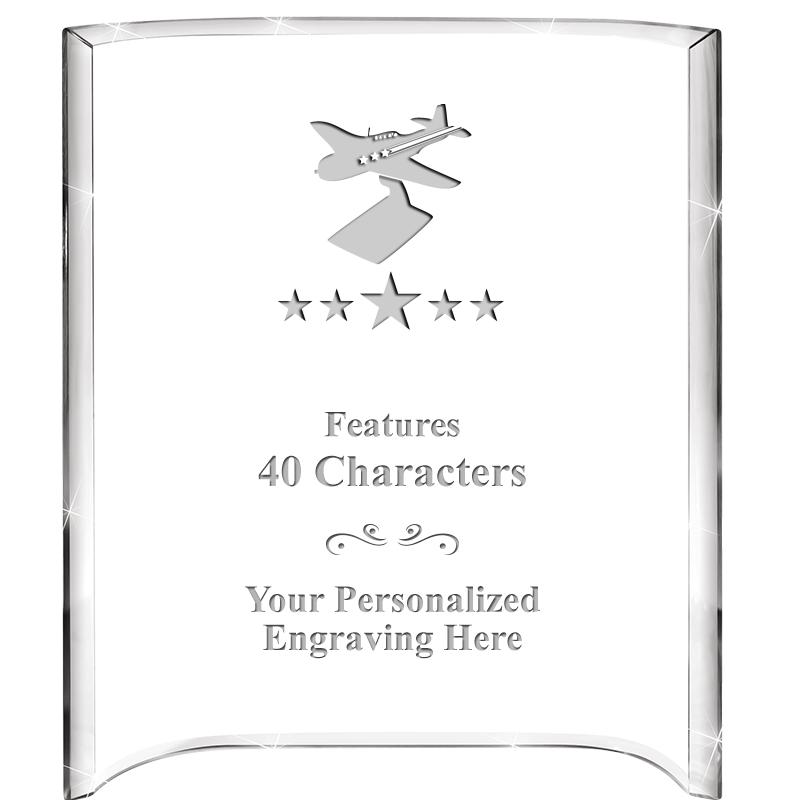 5"X 7" VERTICAL CURVA ACRYLIC