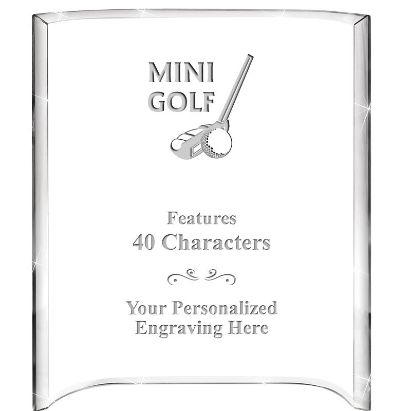 5"X 7" VERTICAL CURVA ACRYLIC