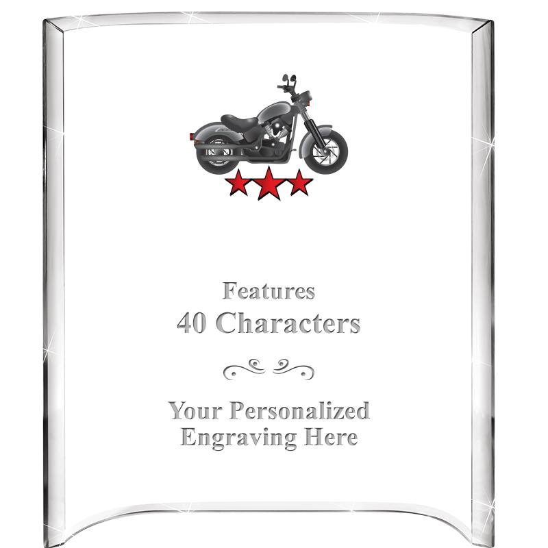 5"X 7" VERTICAL CURVA ACRYLIC