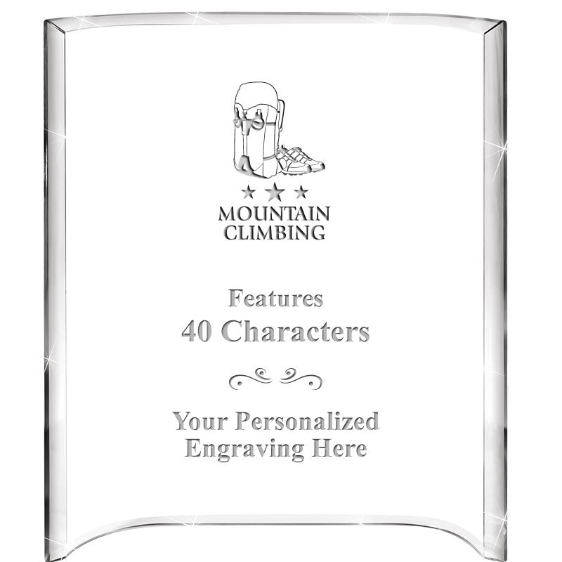 5"X 7" VERTICAL CURVA ACRYLIC