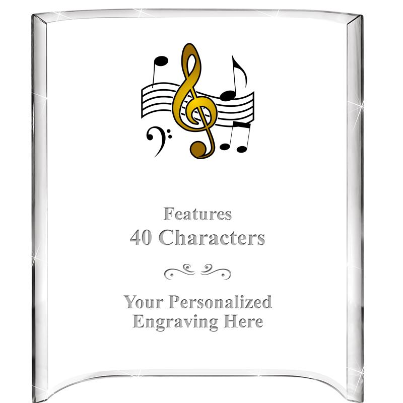 5"X 7" VERTICAL CURVA ACRYLIC