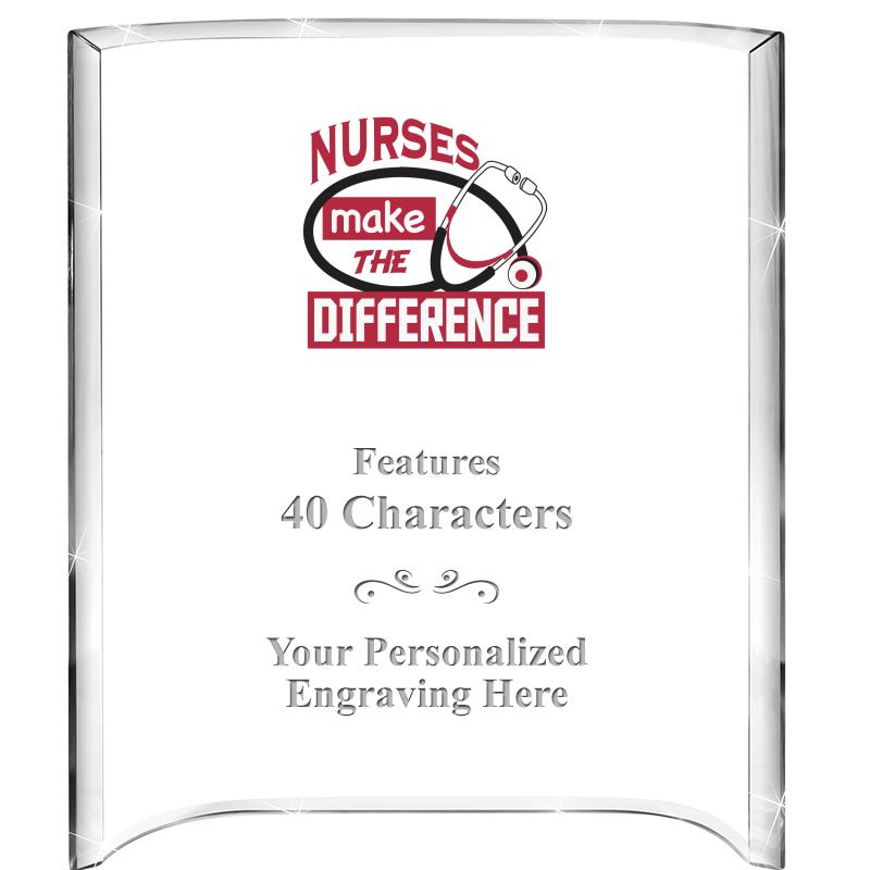 5"X 7" VERTICAL CURVA ACRYLIC