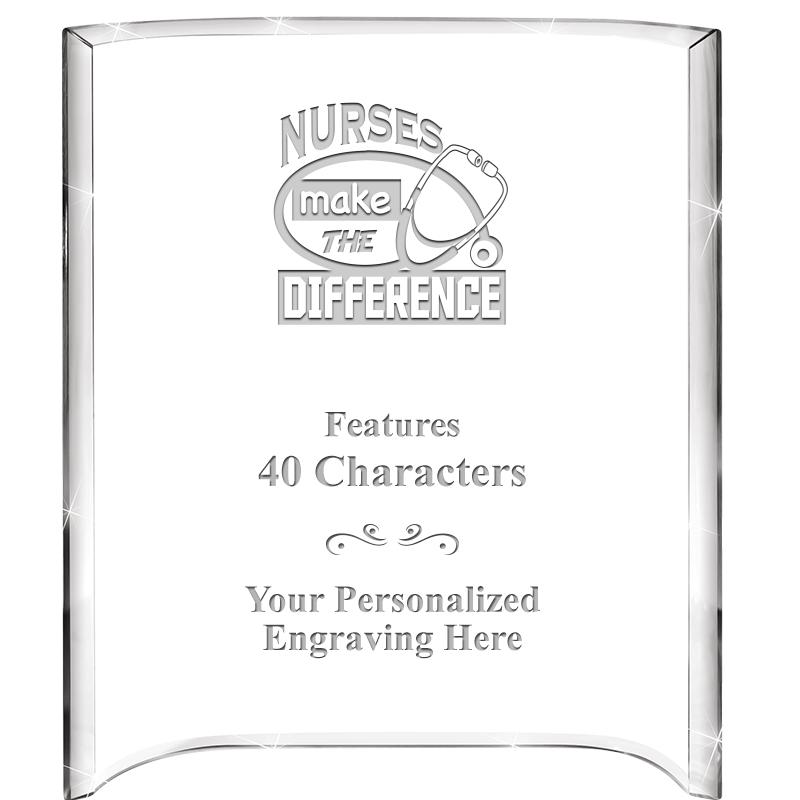 5"X 7" VERTICAL CURVA ACRYLIC