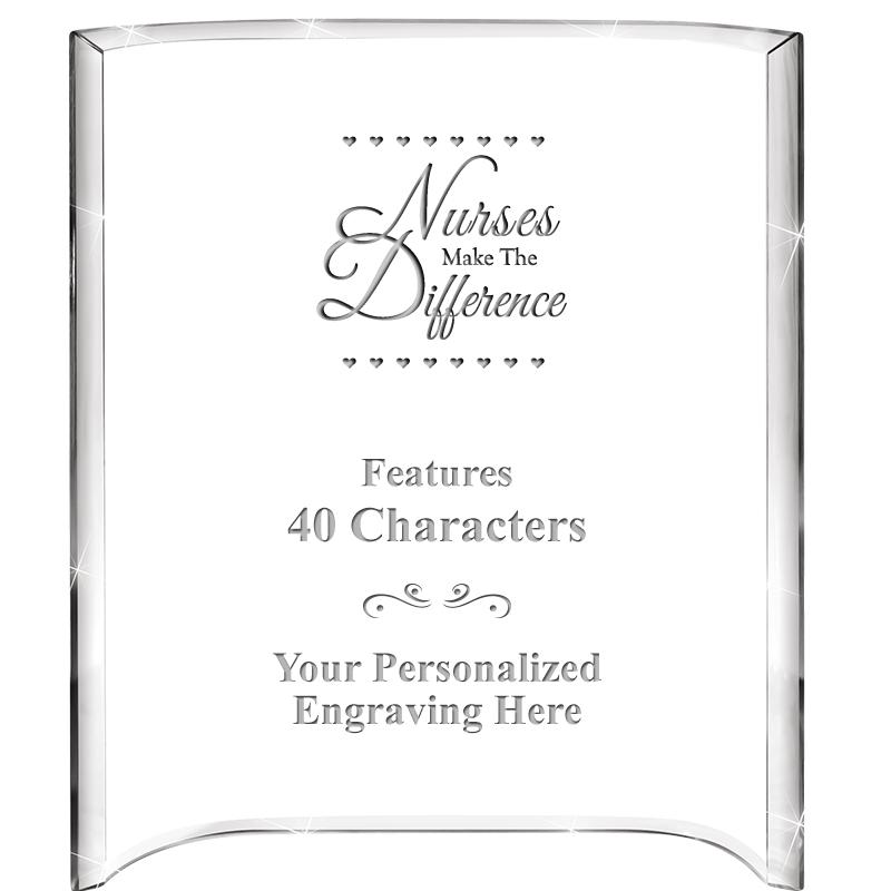 5"X 7" VERTICAL CURVA ACRYLIC