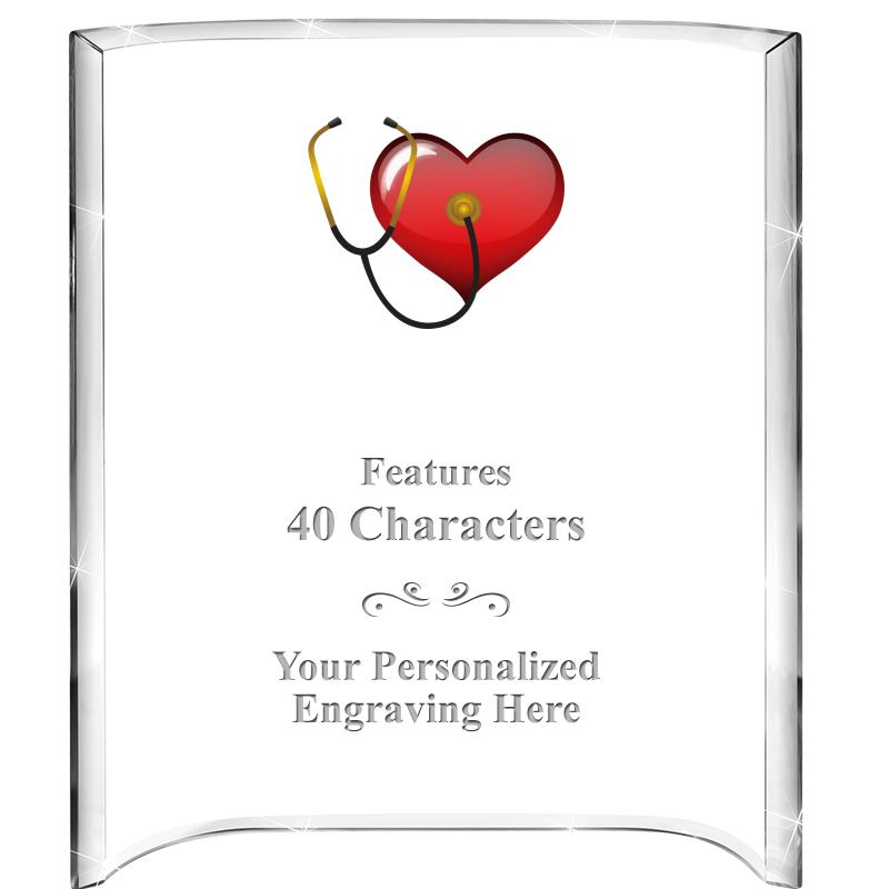 5"X 7" VERTICAL CURVA ACRYLIC