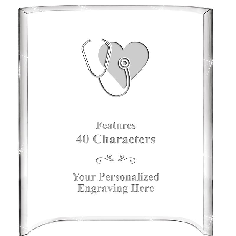 5"X 7" VERTICAL CURVA ACRYLIC