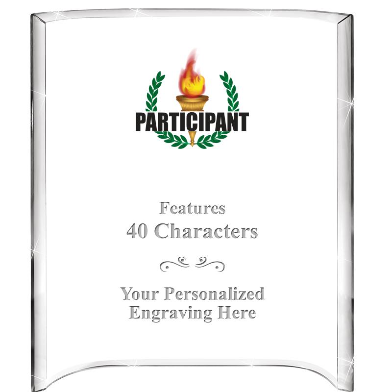 5"X 7" VERTICAL CURVA ACRYLIC