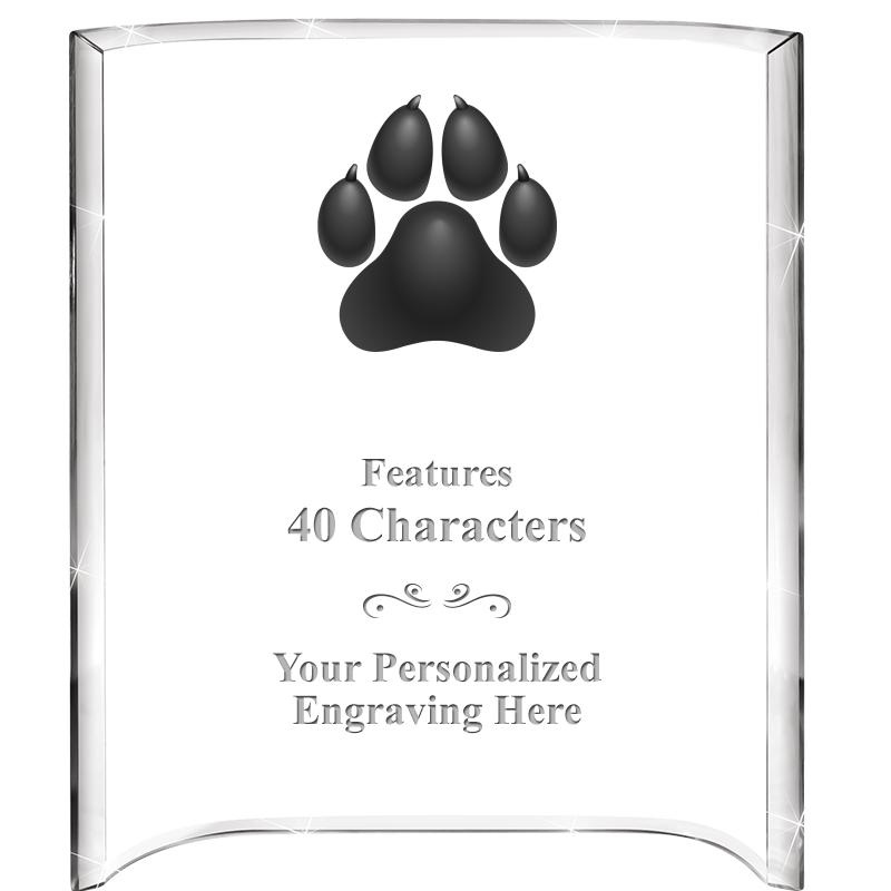 5"X 7" VERTICAL CURVA ACRYLIC