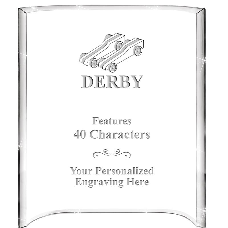 5"X 7" VERTICAL CURVA ACRYLIC