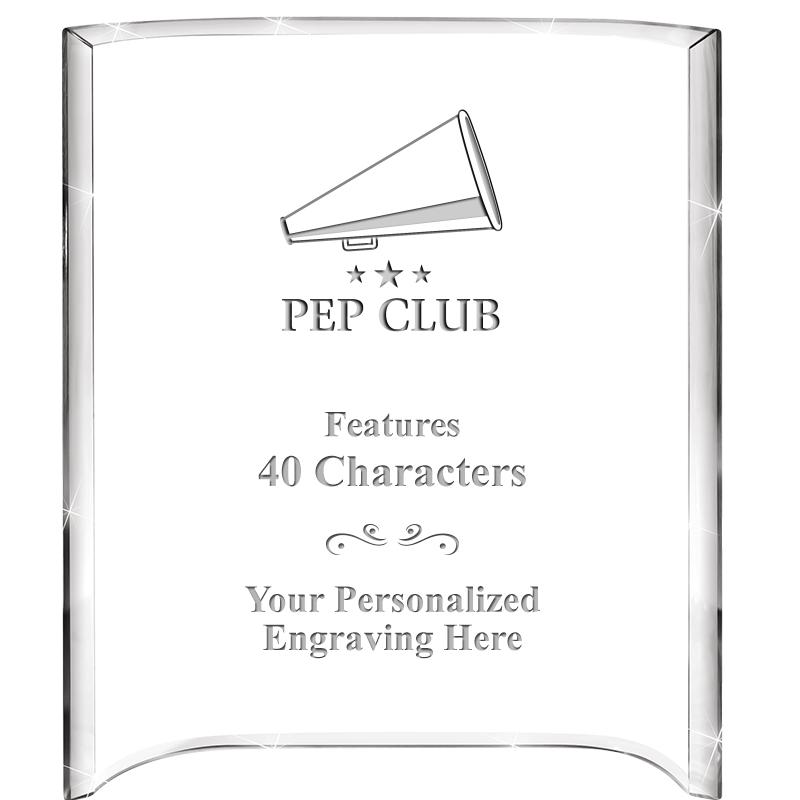 5"X 7" VERTICAL CURVA ACRYLIC