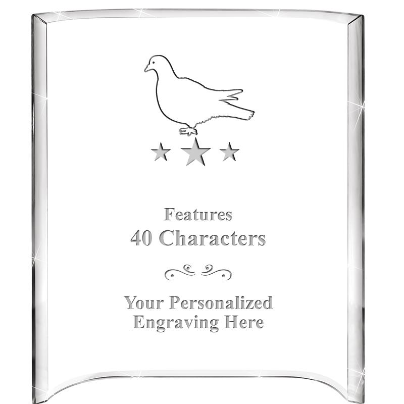 5"X 7" VERTICAL CURVA ACRYLIC