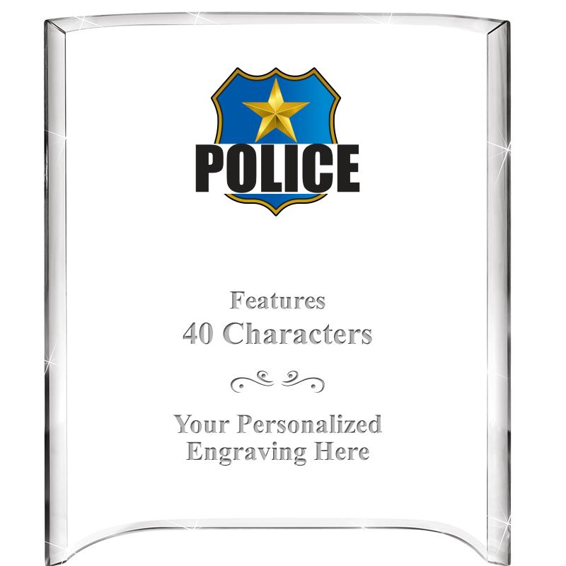 5"X 7" VERTICAL CURVA ACRYLIC