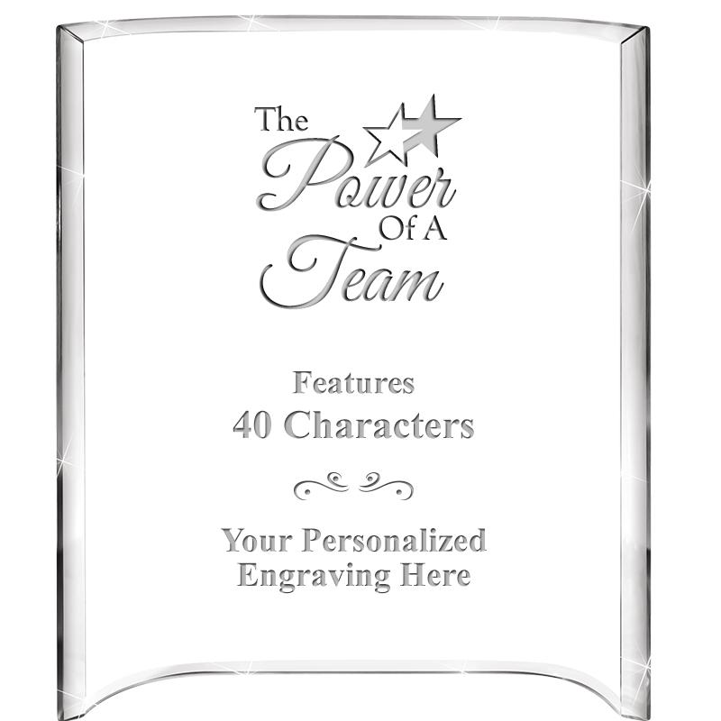 5"X 7" VERTICAL CURVA ACRYLIC