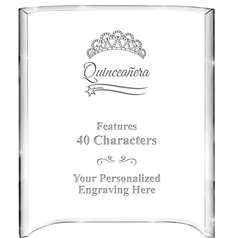 5"X 7" VERTICAL CURVA ACRYLIC