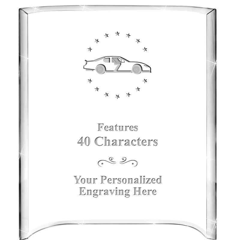 5"X 7" VERTICAL CURVA ACRYLIC