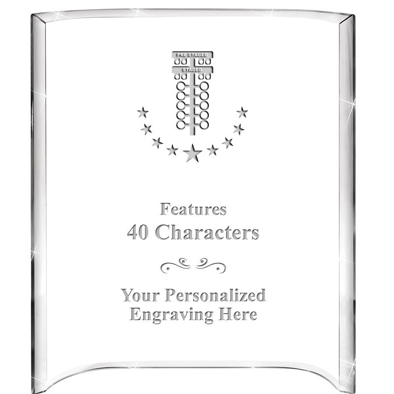 5"X 7" VERTICAL CURVA ACRYLIC