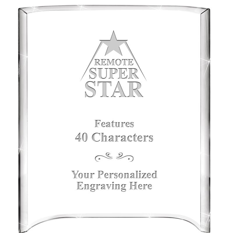 5"X 7" VERTICAL CURVA ACRYLIC