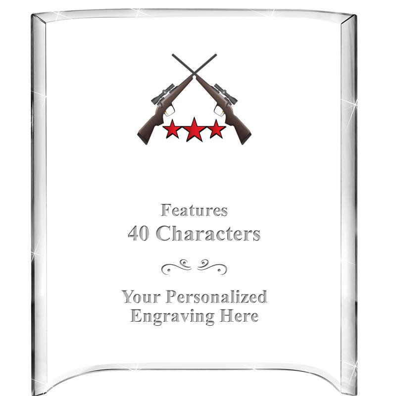 5"X 7" VERTICAL CURVA ACRYLIC